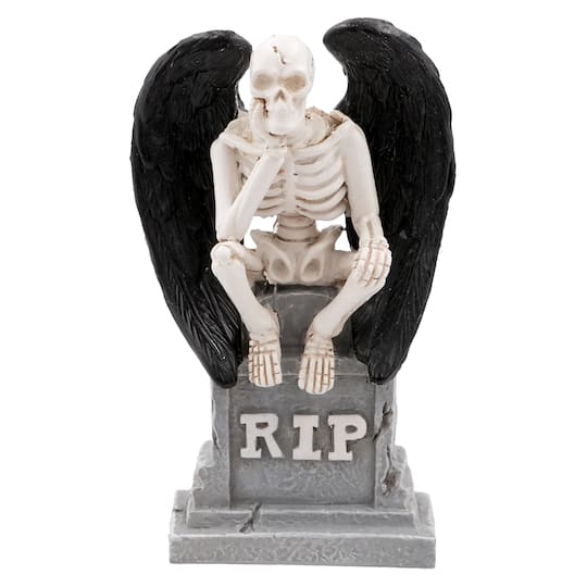 Mini Angel Skeleton on Headstone by Ashland®